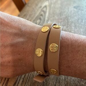 Tory Burch leather wrap bracelet
